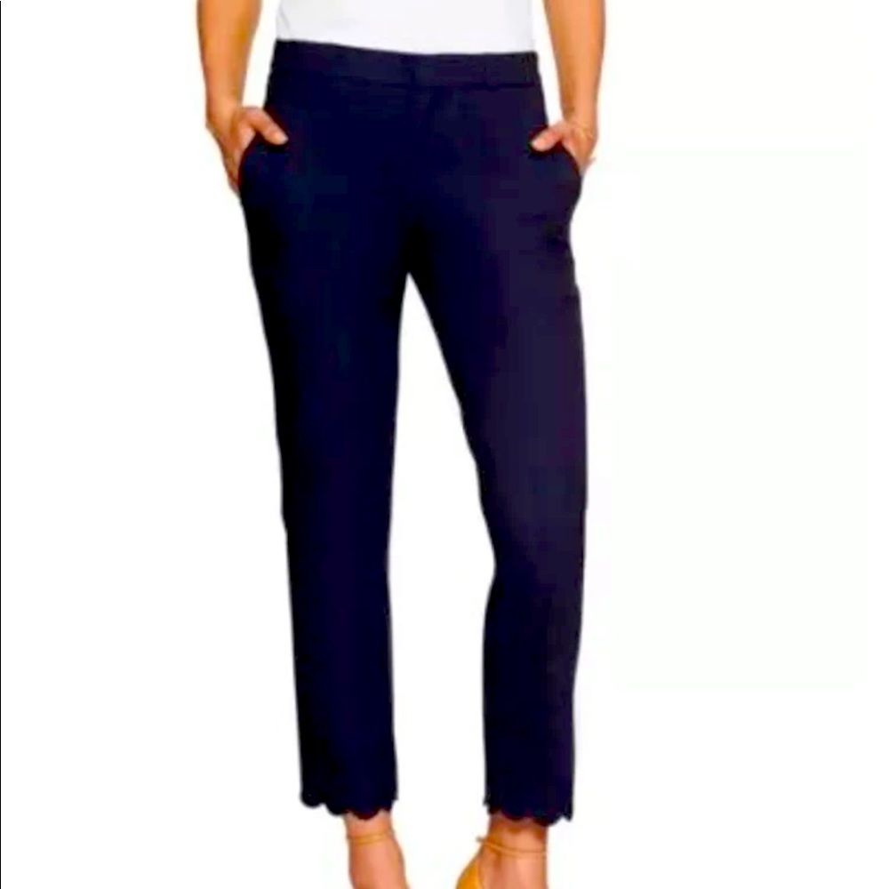 Banana Republic Avery Ankle scalloped pants